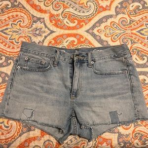 Gap cut off Jean shorts